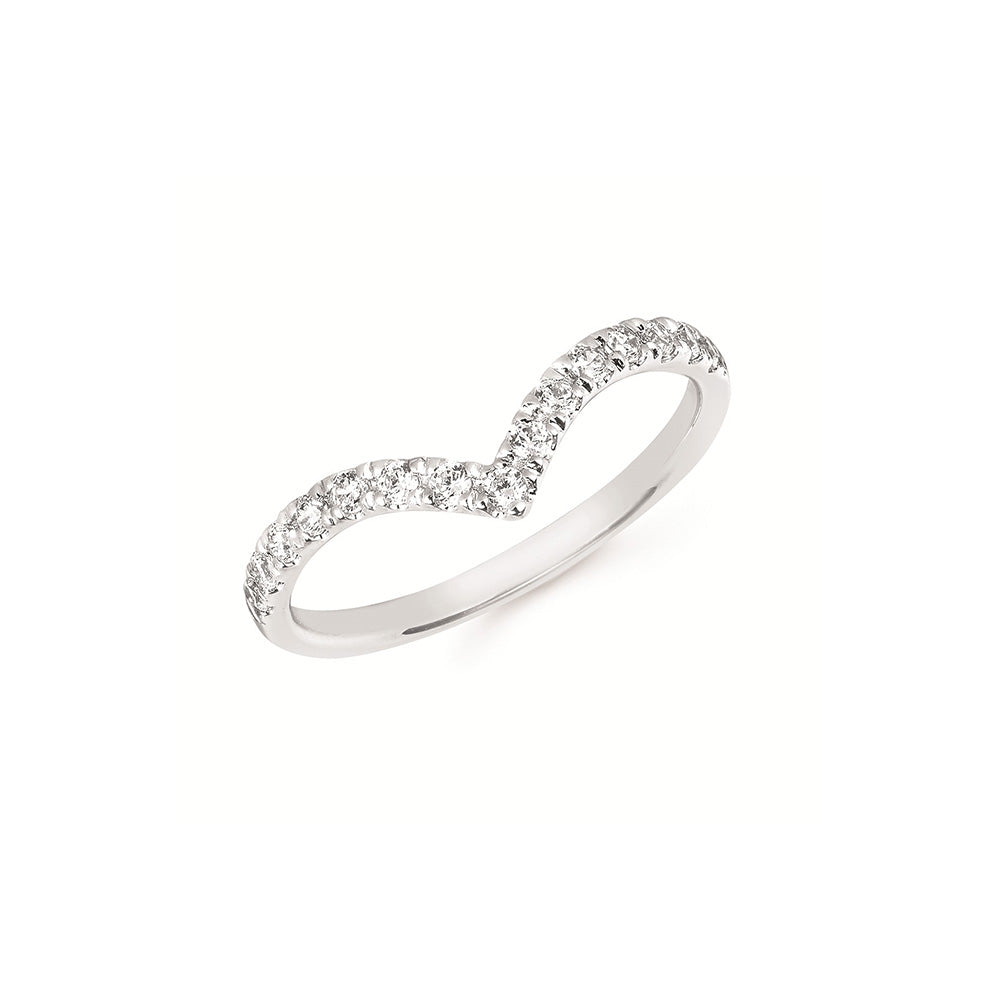 Eternity wedding band, white gold and diamonds - Categories