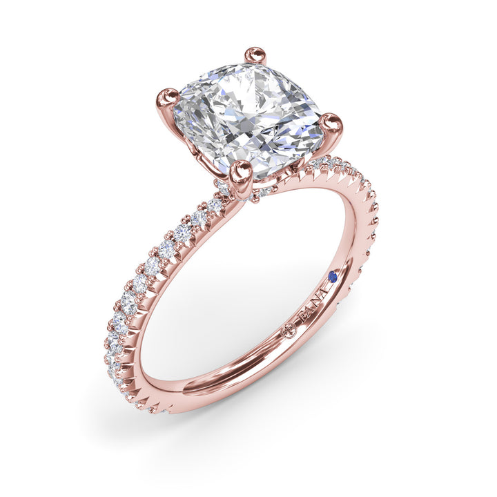 Diamond Collar Engagement Ring