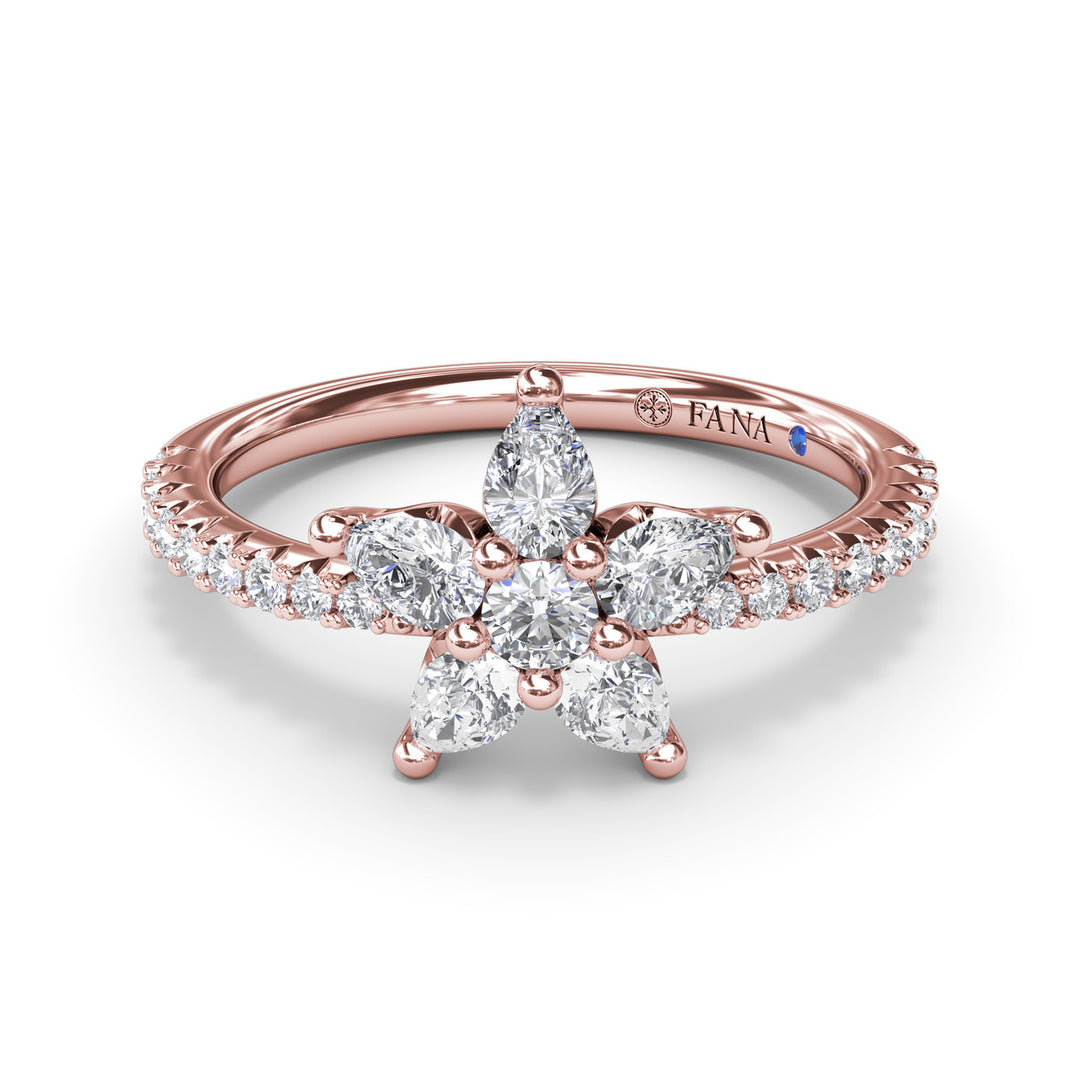 Catalina Diamond Star Ring