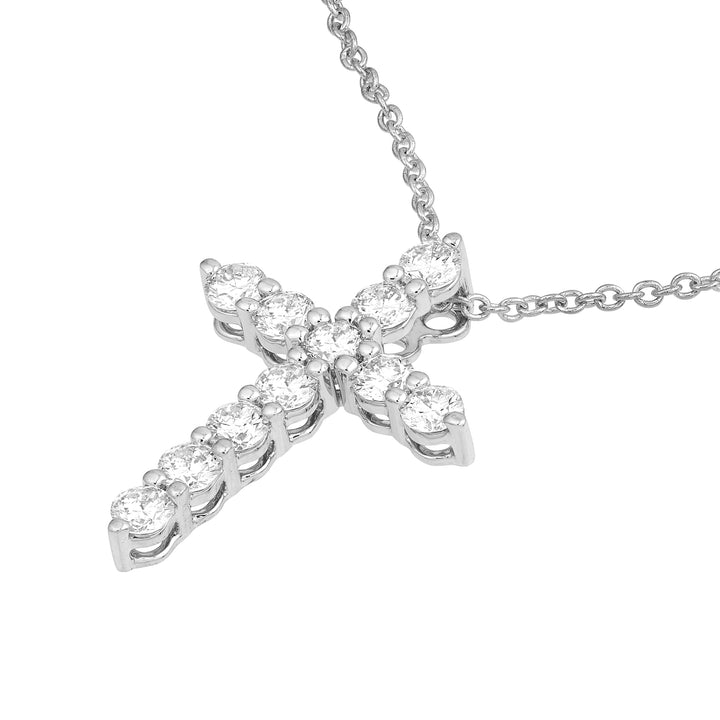 Diamond Cross Pendant (1/2tcw)