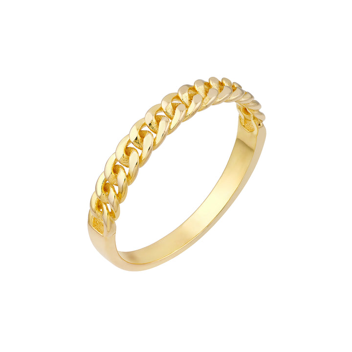 Curb Chain Design Ring