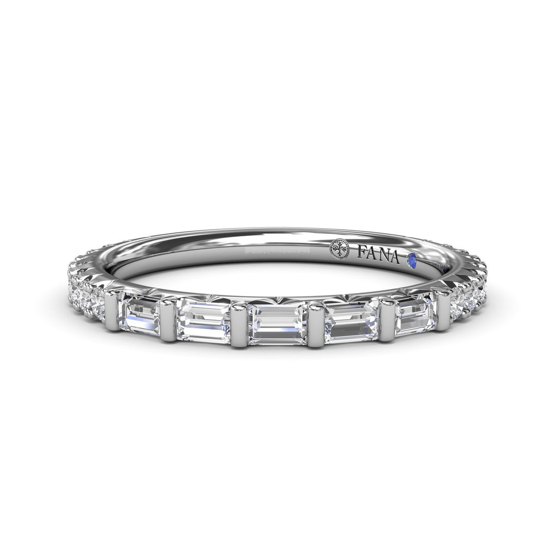 Baguette Diamond Wedding Band