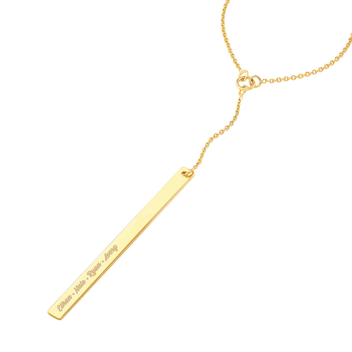 Lariat Bar Adjustable Necklace