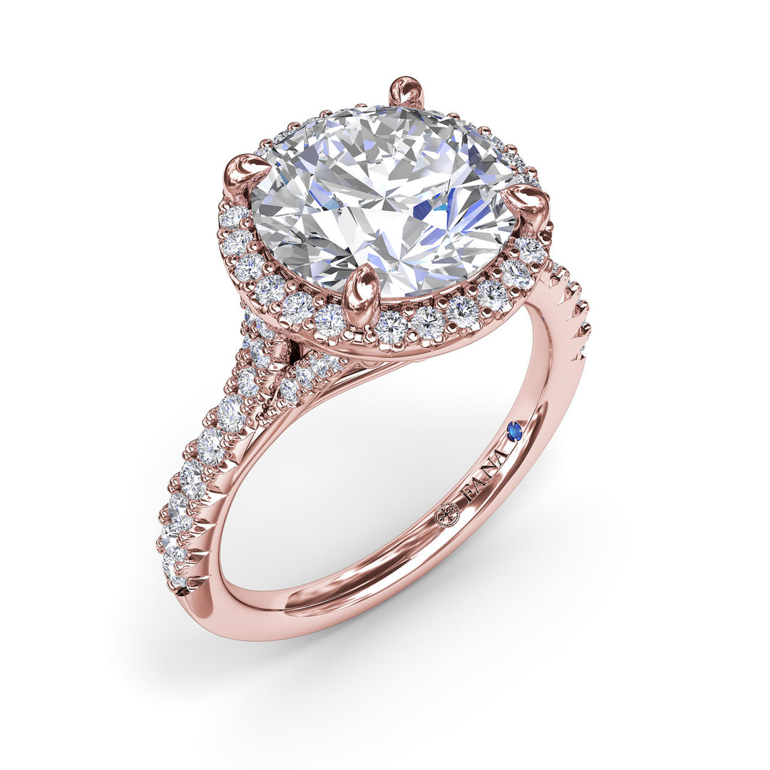 Striking and Strong Diamond Engagement Ring