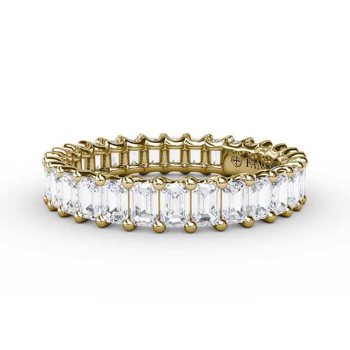 2.39ct Emerald Cut Eternity Band