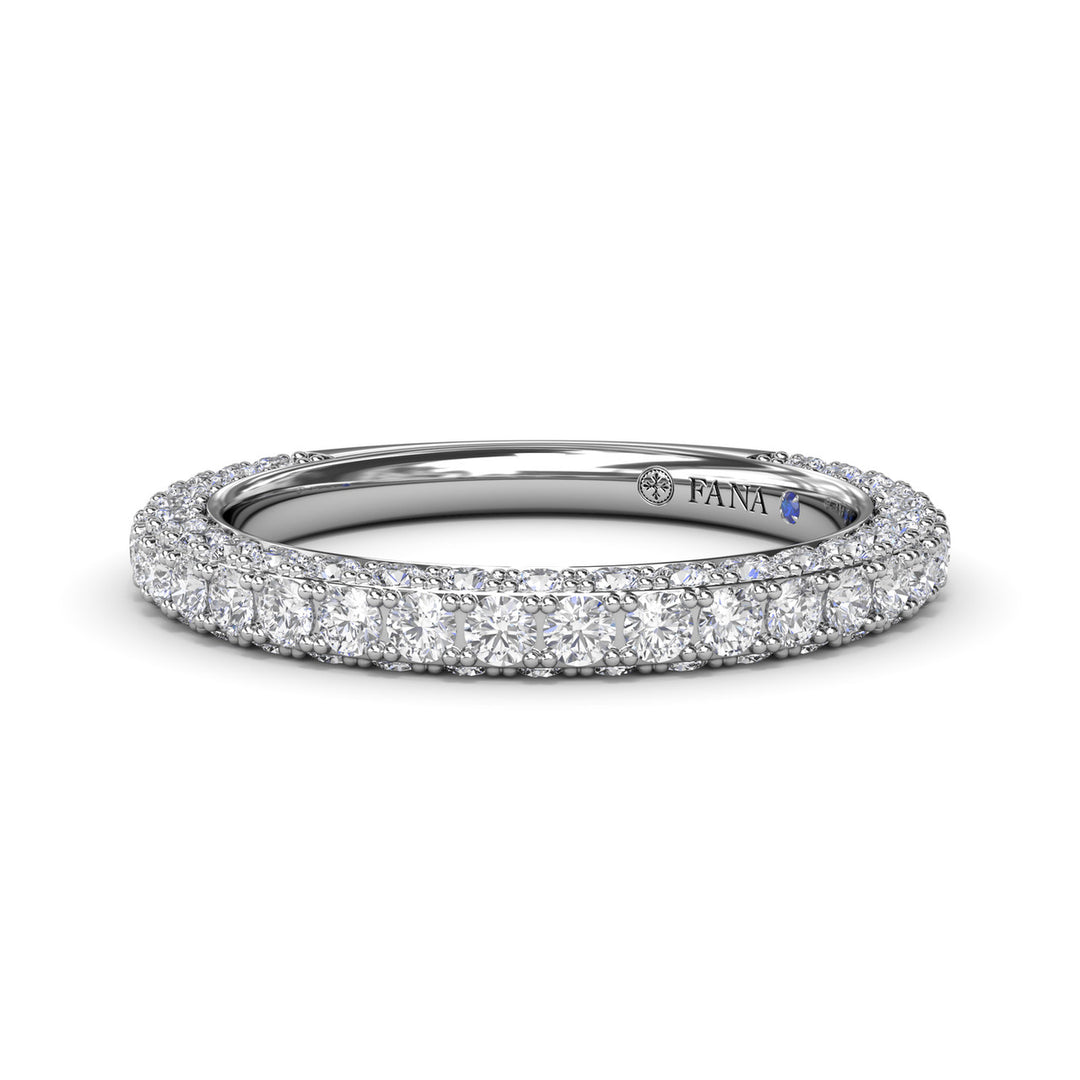 Angelic Diamond Wedding Band