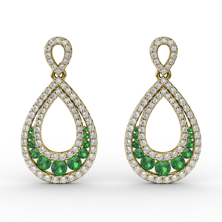 Bedazzled Drop Earrings