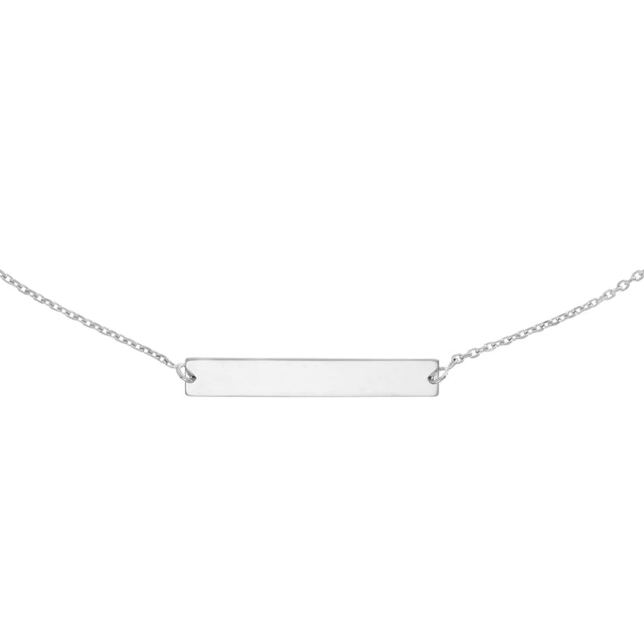 Engravable Mini Bar Adjustable Choker