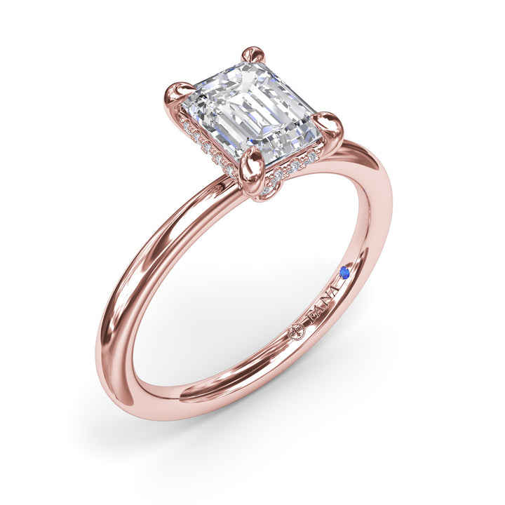 Exceptionally Striking Diamond Engagement Ring