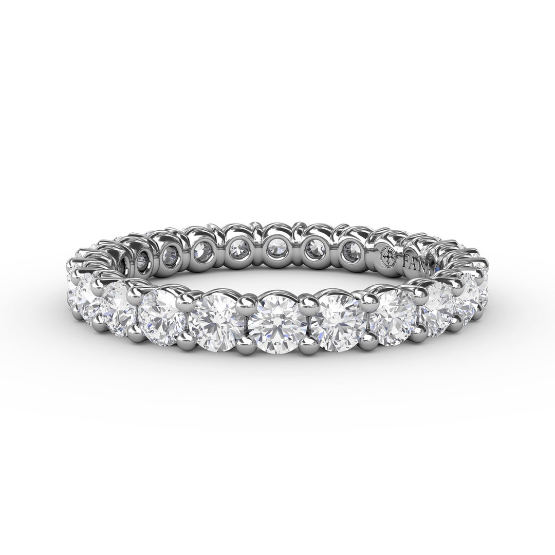 Shared Prong Eternity Band