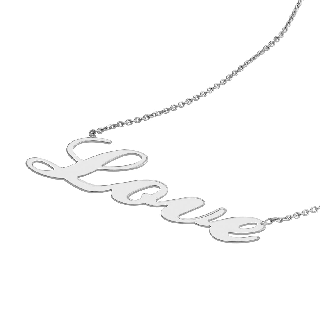 Cursive Love Adjustable Necklace