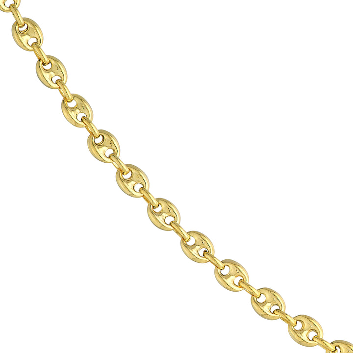 4.5mm Puff Mariner Chain with Lobster Lock