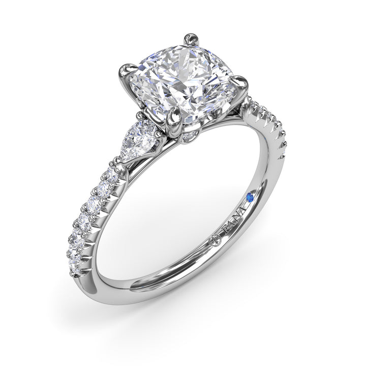 Dynamic Diamond Engagement Ring