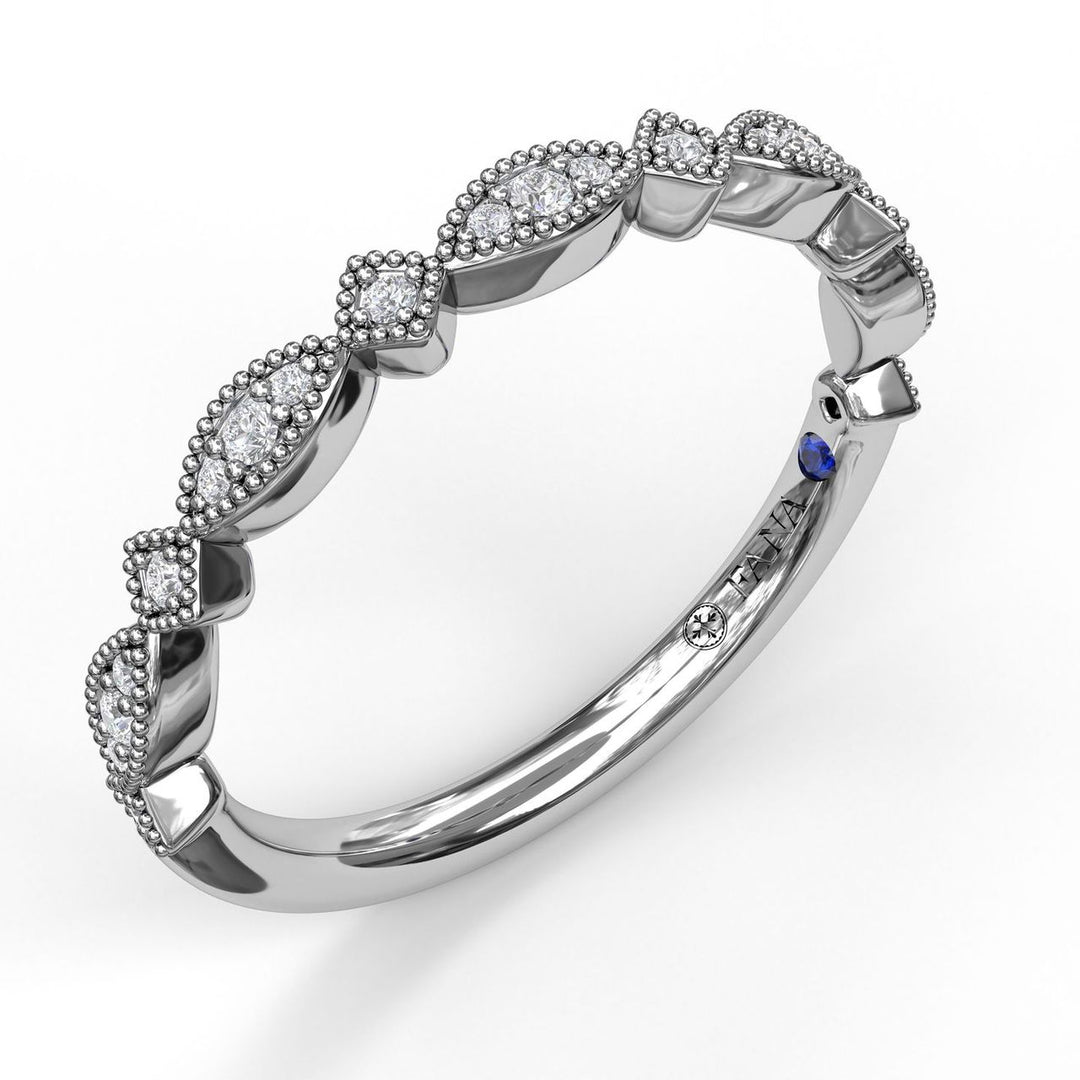 Alternating Marquise and Kite Diamond Band