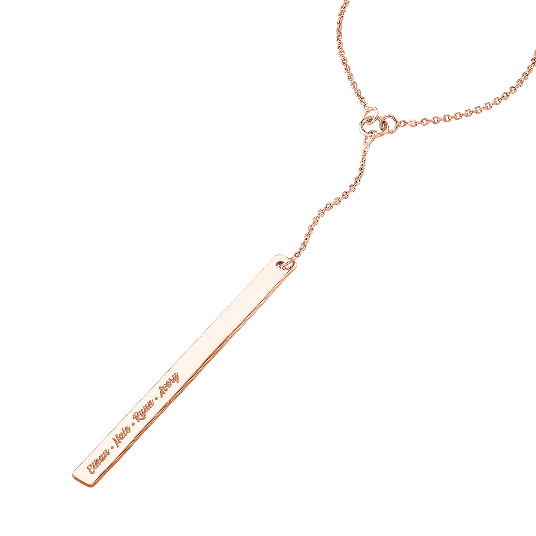 Lariat Bar Adjustable Necklace