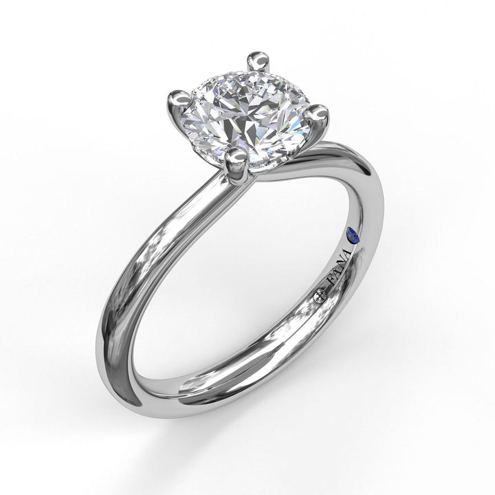 Timeless Round Cut Solitaire Engagement Ring