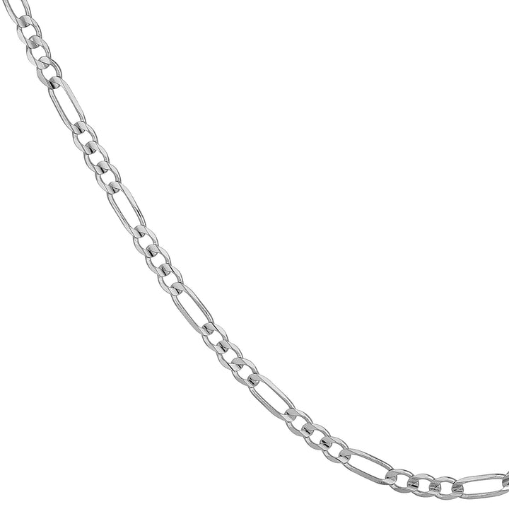 4.7mm Light Concave Figaro Chain Lobster Lock Endcap