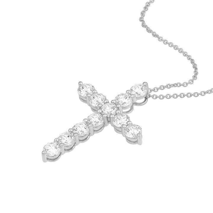 Diamond Cross Pendant (1-5/8tcw)