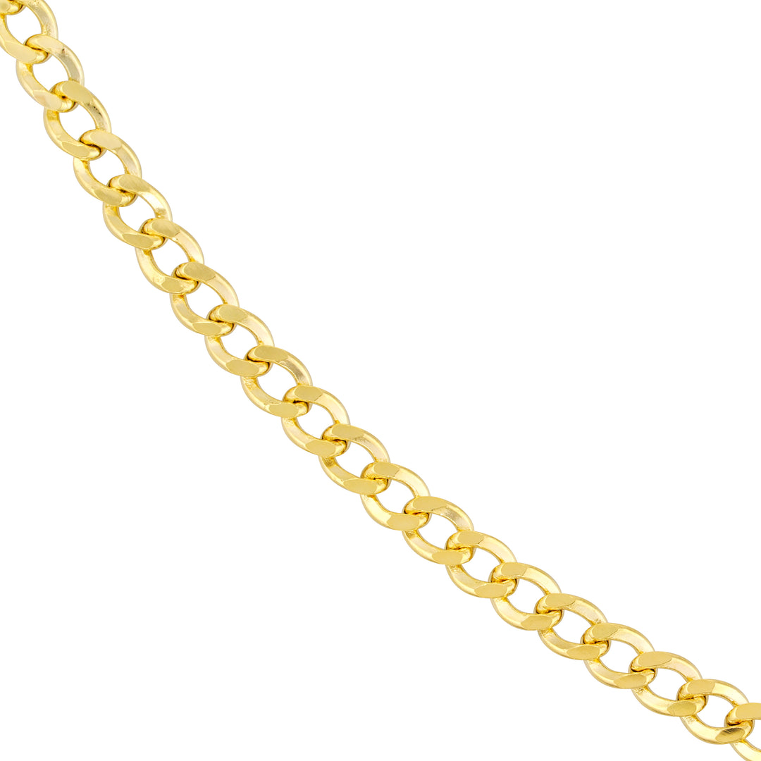 5.7mm Hollow Cuban Chain with Lobster Lock