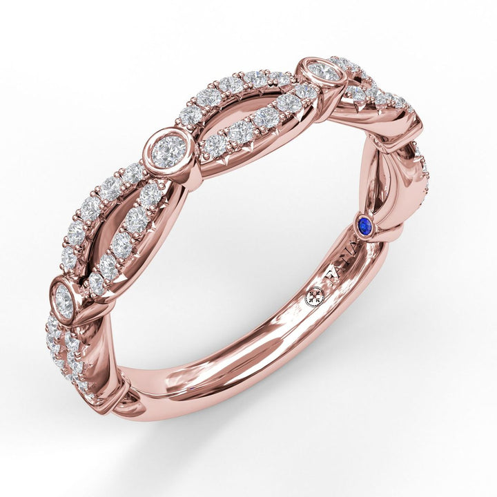 Narrow Infinity Diamond Band