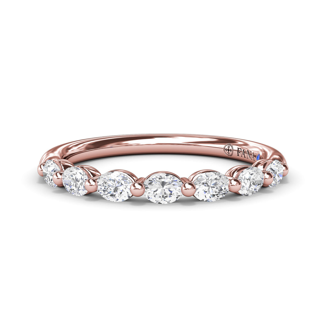 Angelic Oval Diamond Band