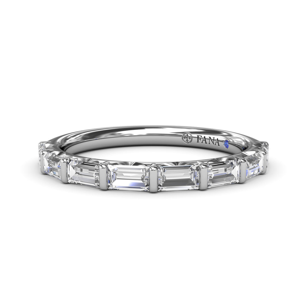 Baguette Diamond Wedding Band