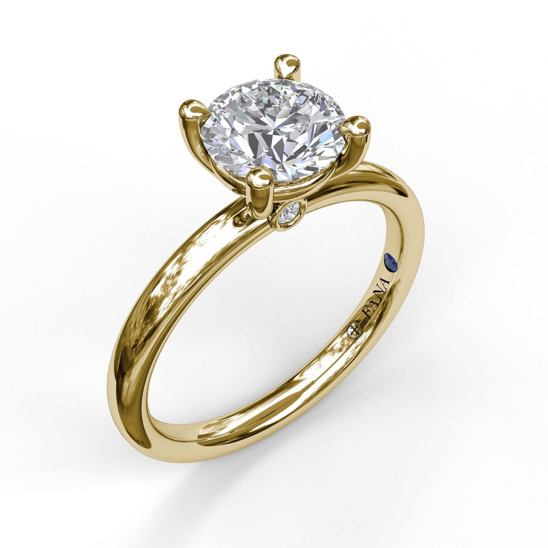 Classic Round Cut Solitaire Engagement Ring