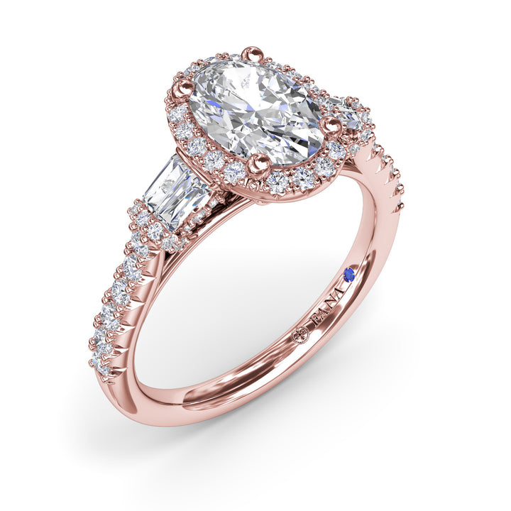 Breathtaking Baguette Diamond Engagement Ring