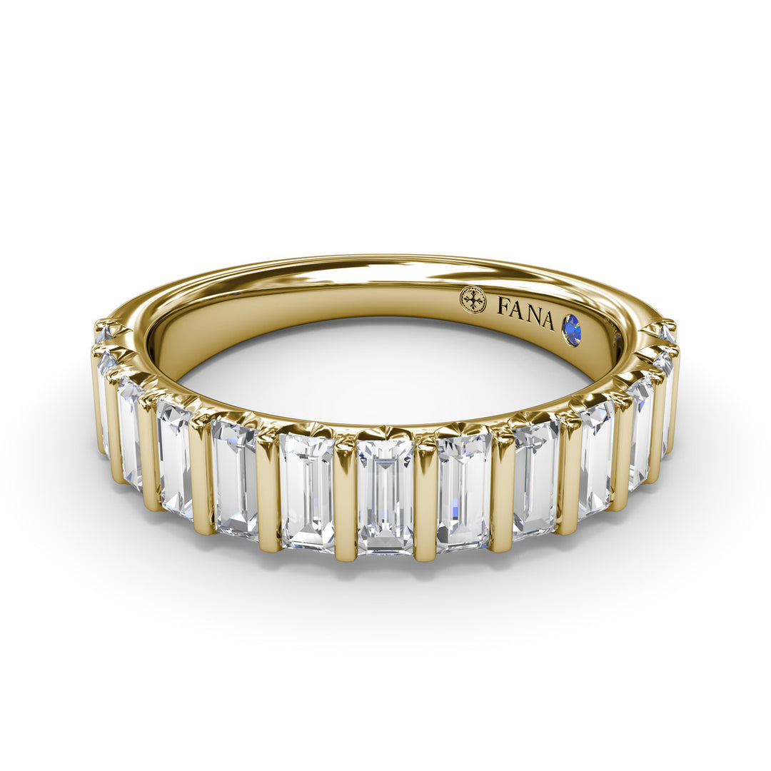 Straight Baguette Diamond Band