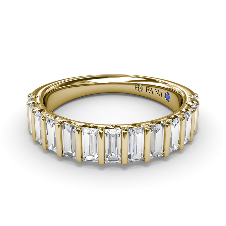 Straight Baguette Diamond Band