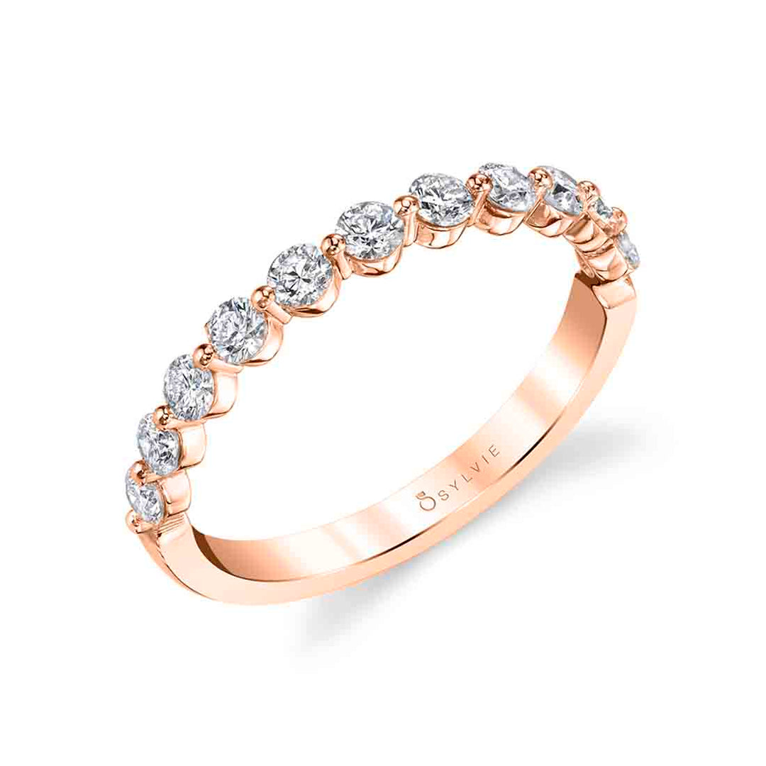 Stackable wedding band