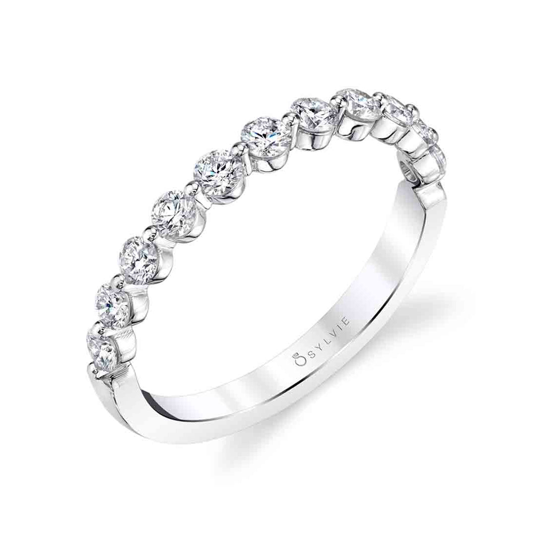 Stackable wedding band