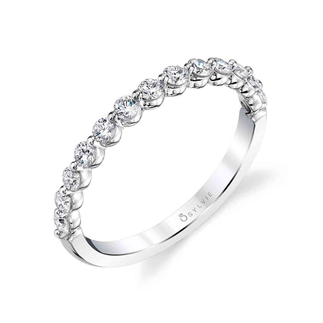 Stackable wedding band