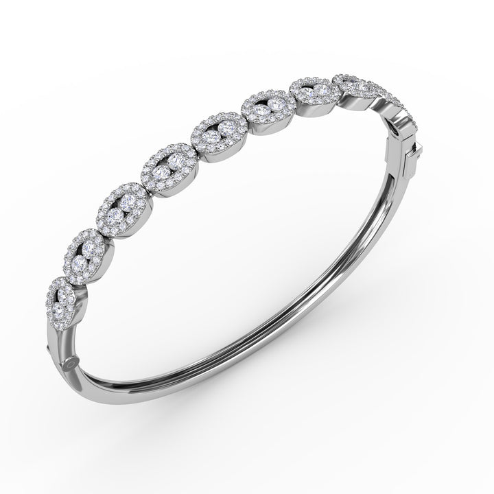 Whimsical Diamond Bangle