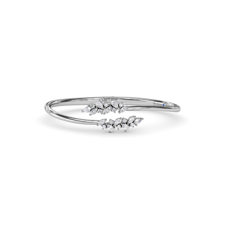 Floral Love Diamond Bangle