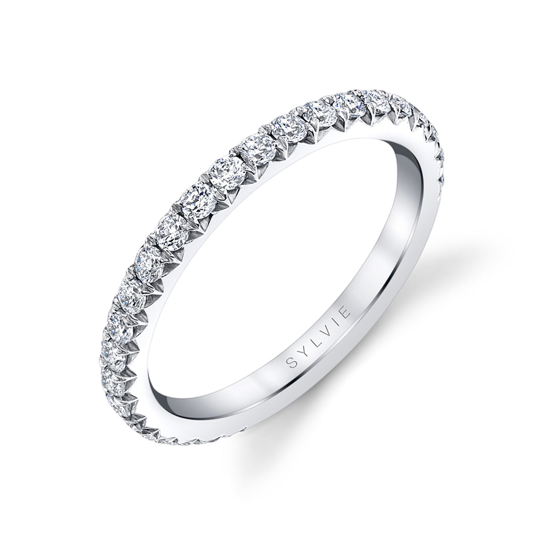 Thick Pave Wedding Band - Vanessa