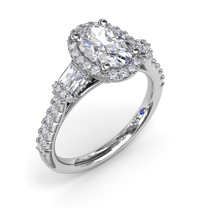 Breathtaking Baguette Diamond Engagement Ring