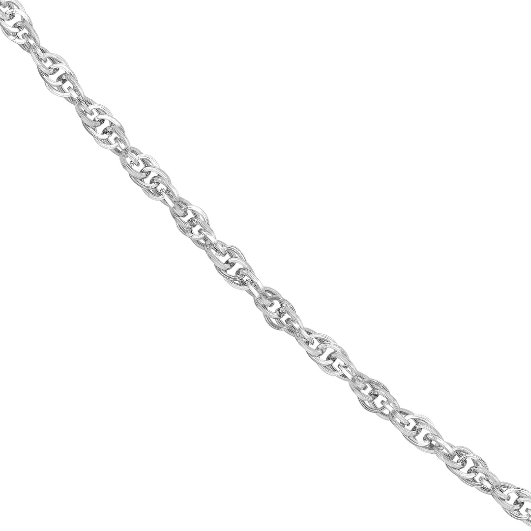 2.6mm Designer Rope Chain with Lobster Lock