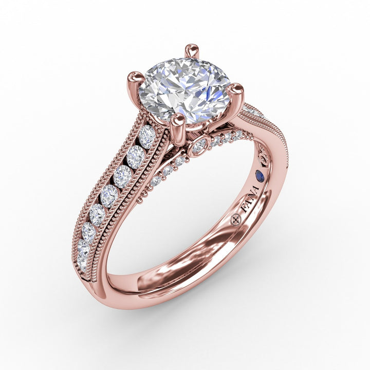 Classic Round Diamond Solitaire Engagement Ring