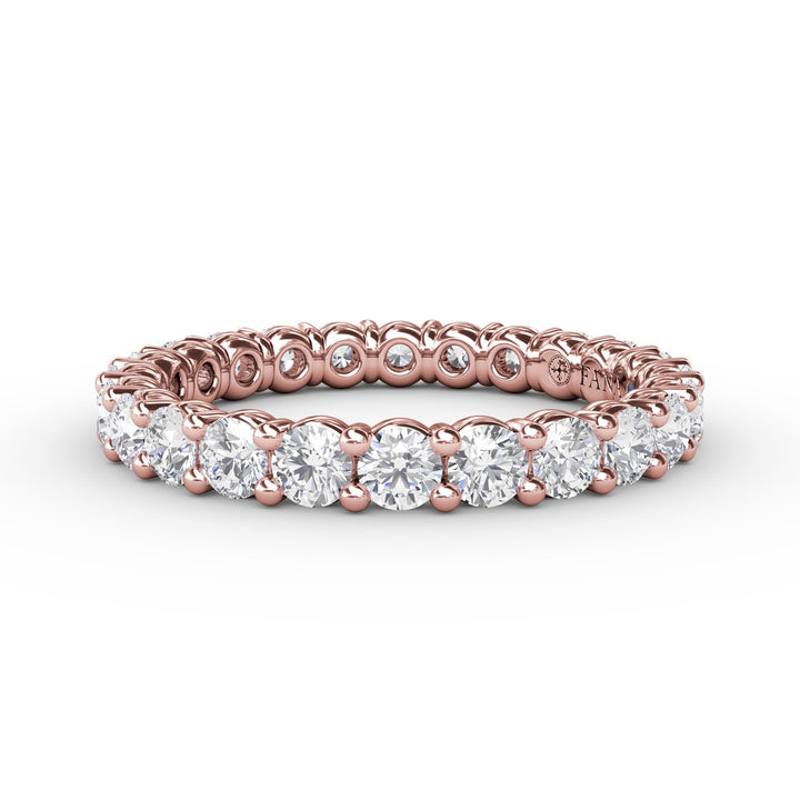 Shared Prong Eternity Band