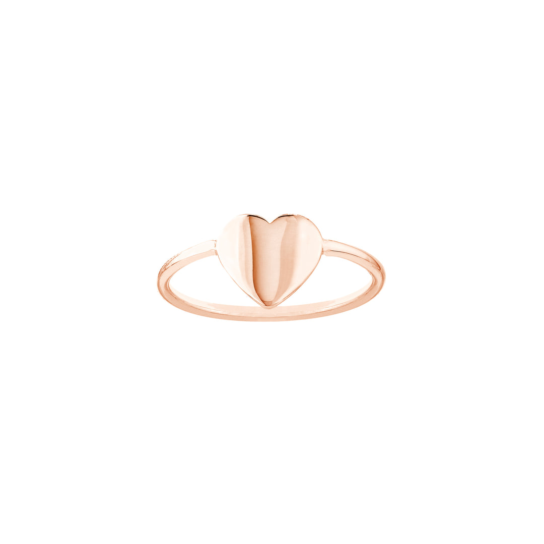 Engravable Heart Wire Ring