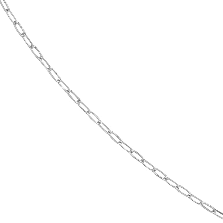 1.70mm Paper Clip Chain with Lobster Lock