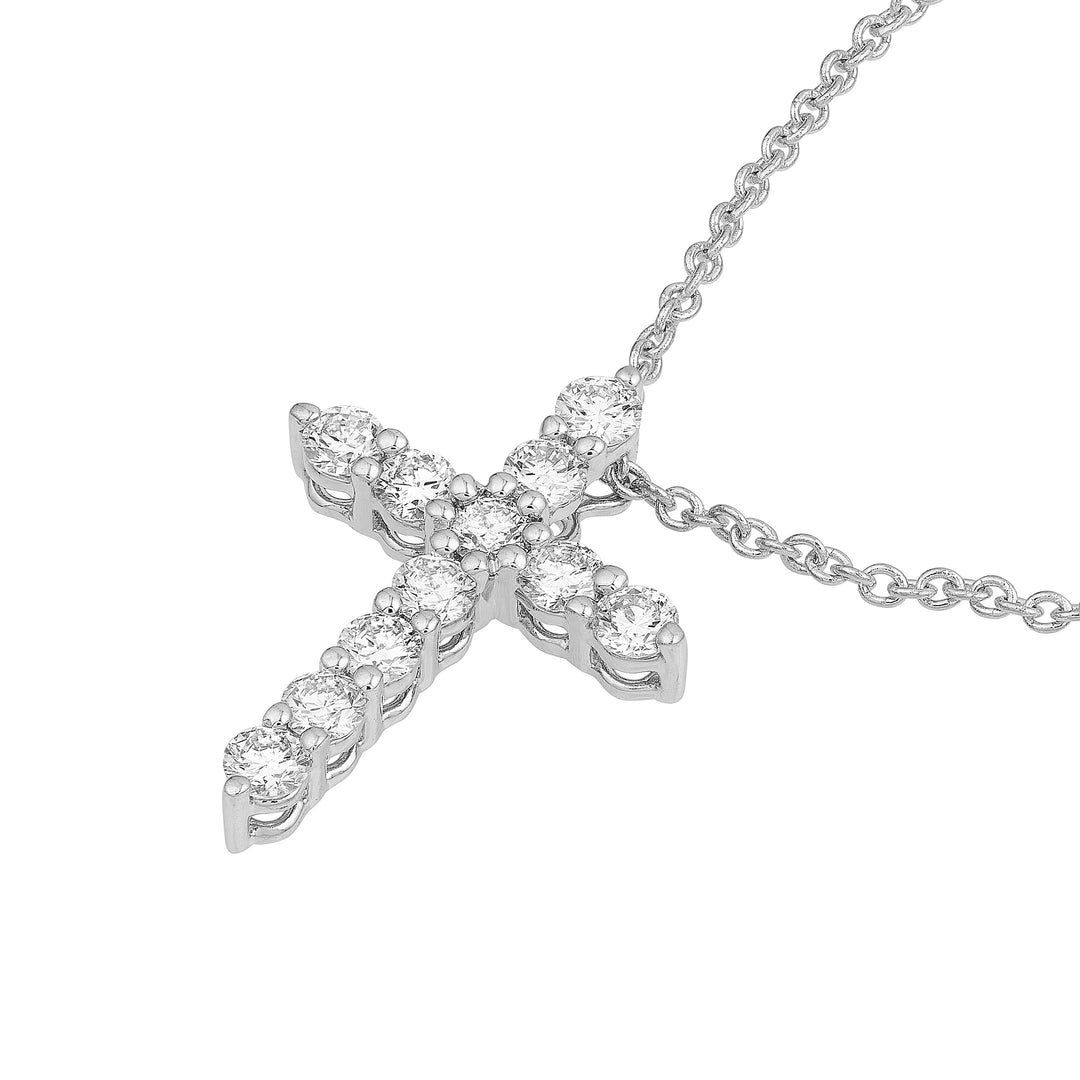 Diamond Cross Pendant (1/4tcw)