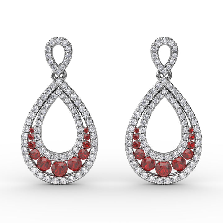 Bedazzled Drop Earrings