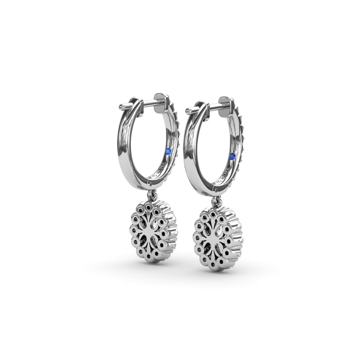 Dazzling Diamond Drop Earrings