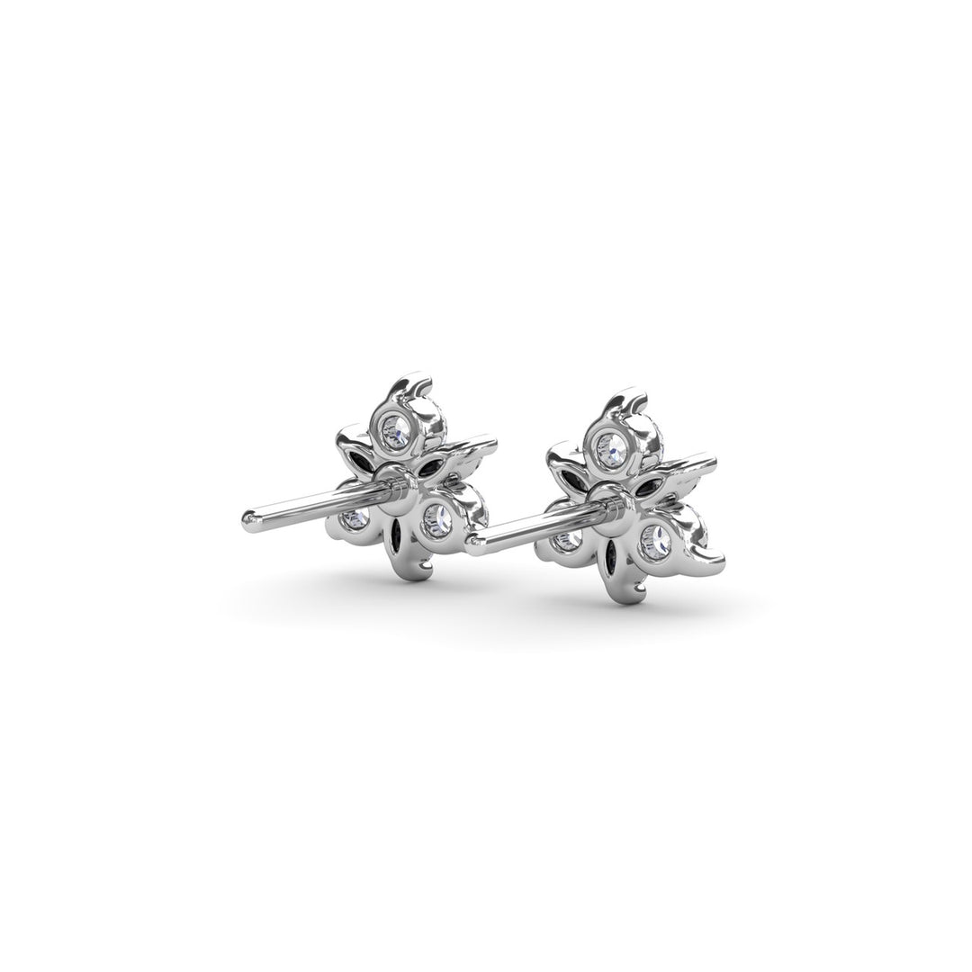 Trio Stud Diamond Earrings