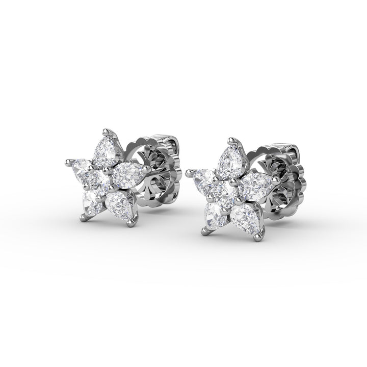 Catalina Diamond Star Stud Earrings