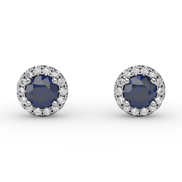 Dazzling Brilliant Cut Stud Earrings