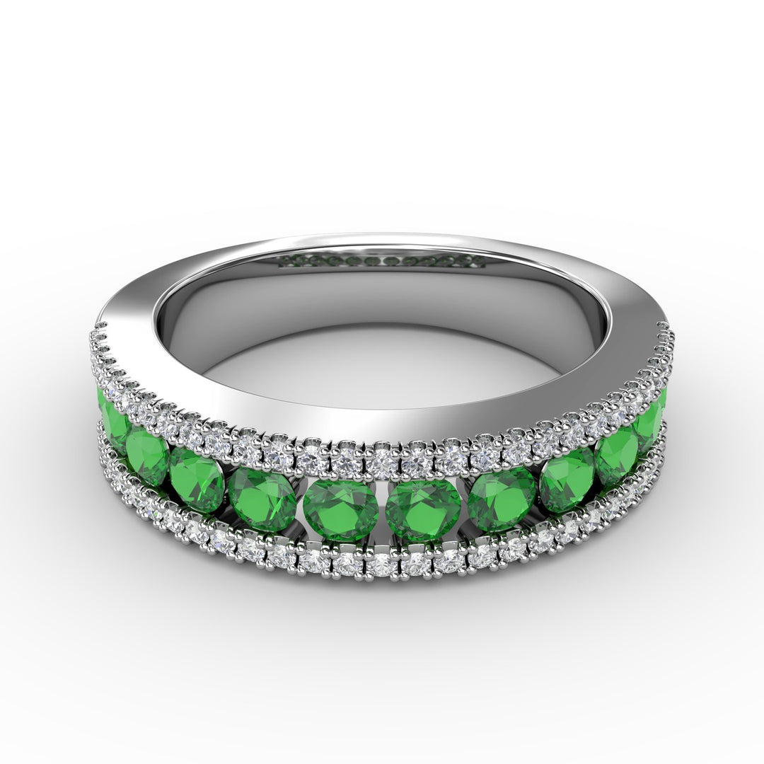 Destined To Be Emerald and Diamond Ring