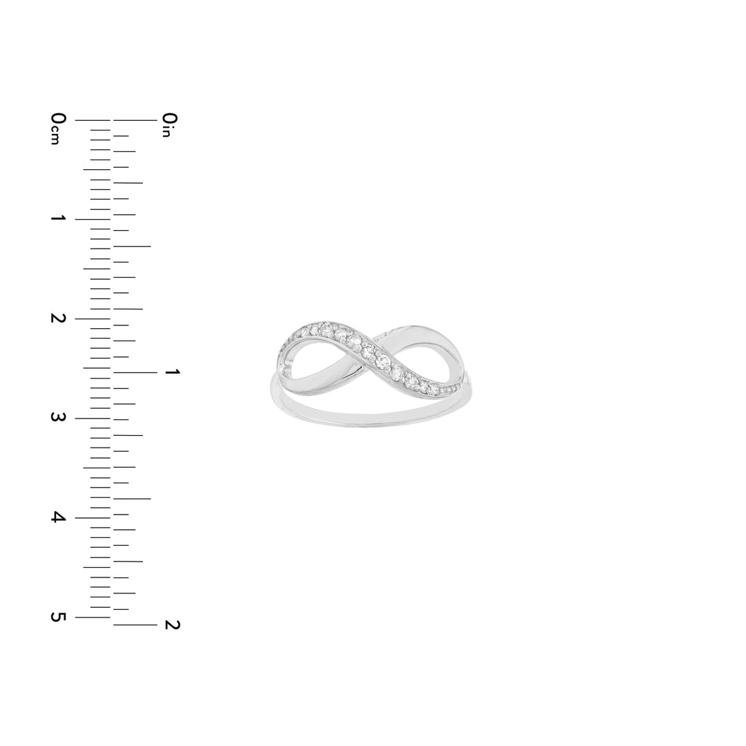 Infinity Ring with 1/4tcw Diamond